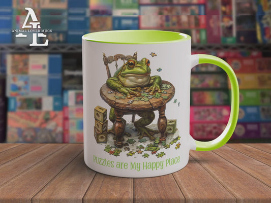 Frog Puzzler Mug