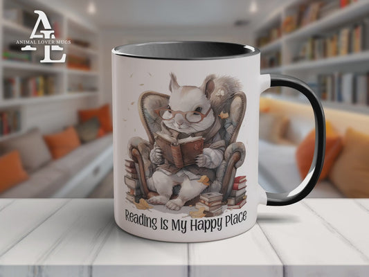 Squirrel Reading Mug