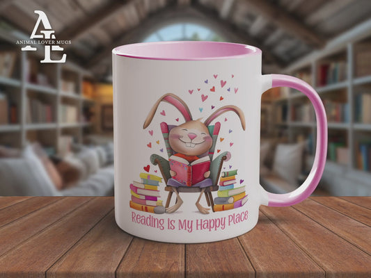 Rabbit Reading Mug