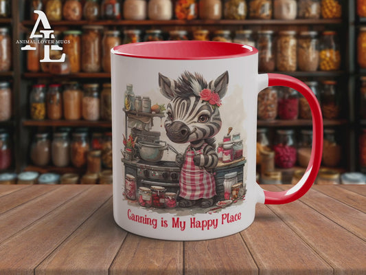 Zebra Canner Mug