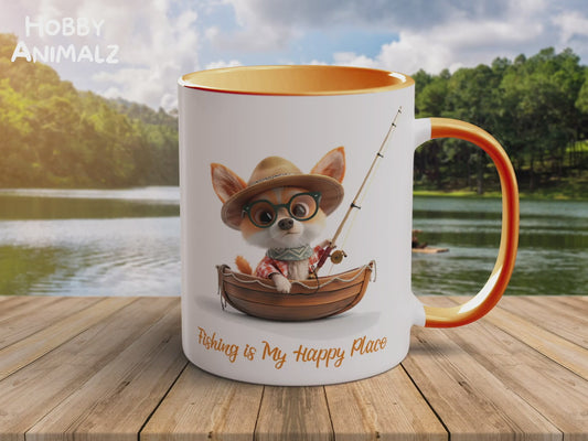 Dog Fishing Mug