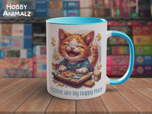 Cat Puzzler Mug