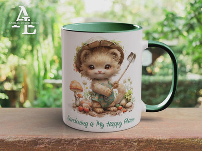 Lion Gardener Mug