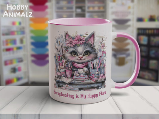 Cat Scrapbooker Mug