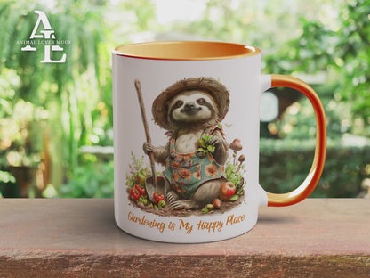 Sloth Gardener Mug