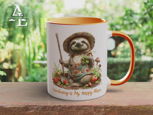 Sloth Gardener Mug