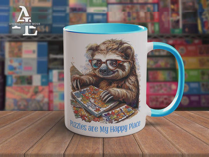 Sloth Puzzler Mug