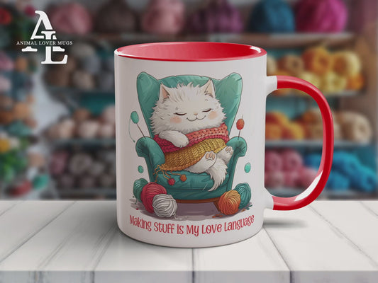 Cat Knitter Mug