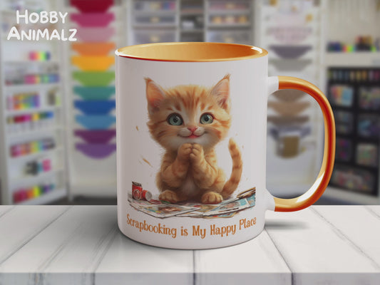 Cat Scrapbooker Mug