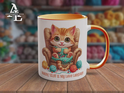 Cat Knitter Mug