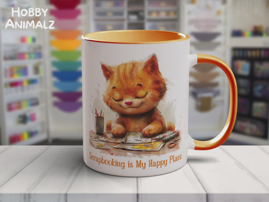 Cat Scrapbooker Mug