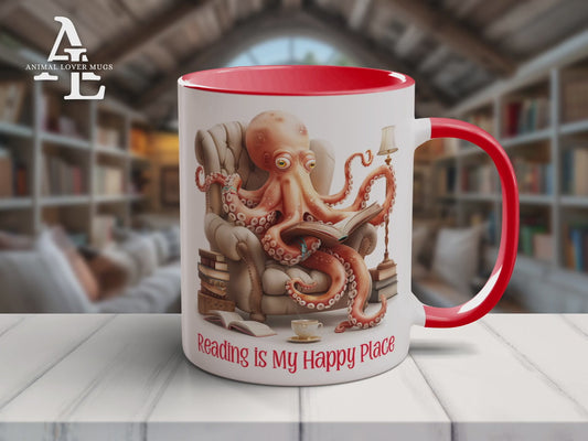 Octopus Reading Mug