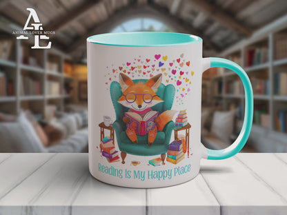 Fox Reading Mug