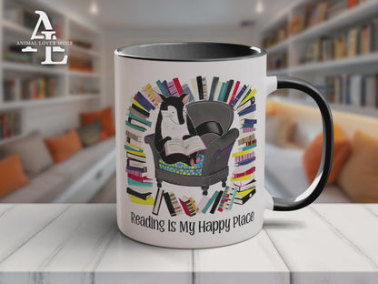 Skunk Reading Mug