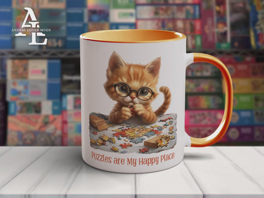 Cat Puzzler Mug