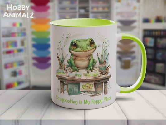 Frog Scrapbooker Mug