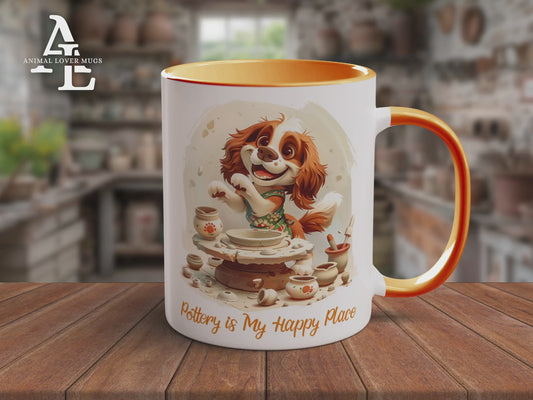 Dog Pottery Mug