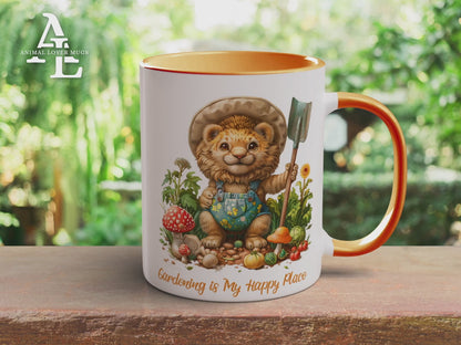 Lion Gardener Mug