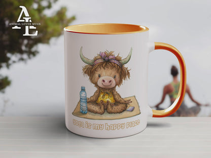 Highland Cow Yoga Mug