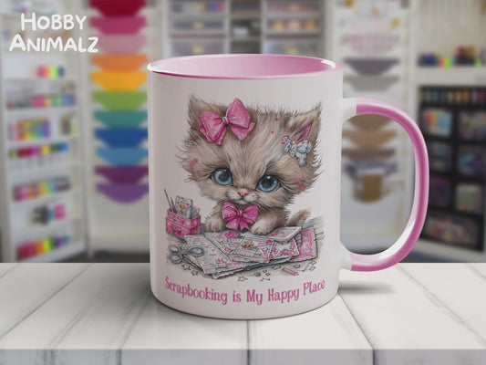 Cat Scrapbooker Mug