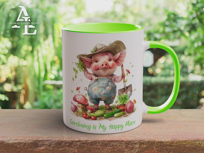 Pig Gardener Mug