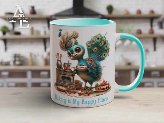 Peacock Baker Mug