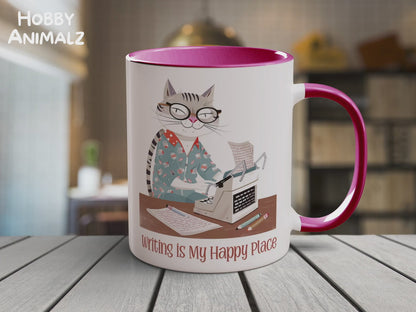 Cat Writer Mug