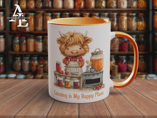 Highland Cow Canner Mug