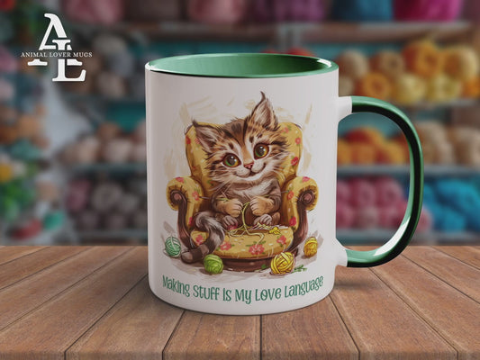 Cat Knitter Mug