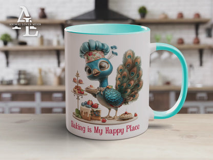 Peacock Baker Mug