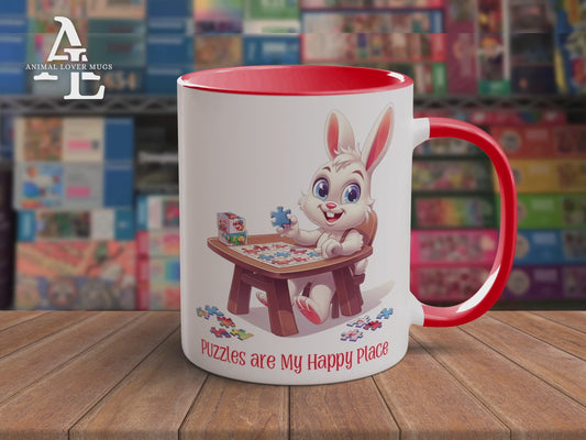 Rabbit Puzzler Mug