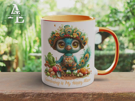 Peacock Gardener Mug