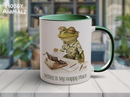 Frog Writer Mug