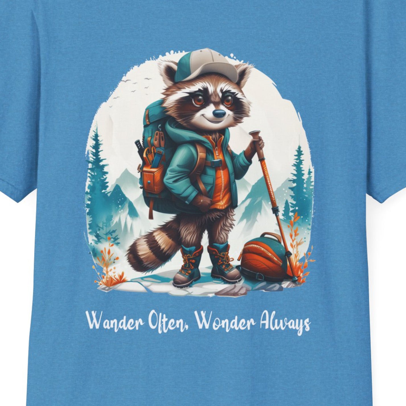 Raccoon Hiker Softstyle T-Shirt