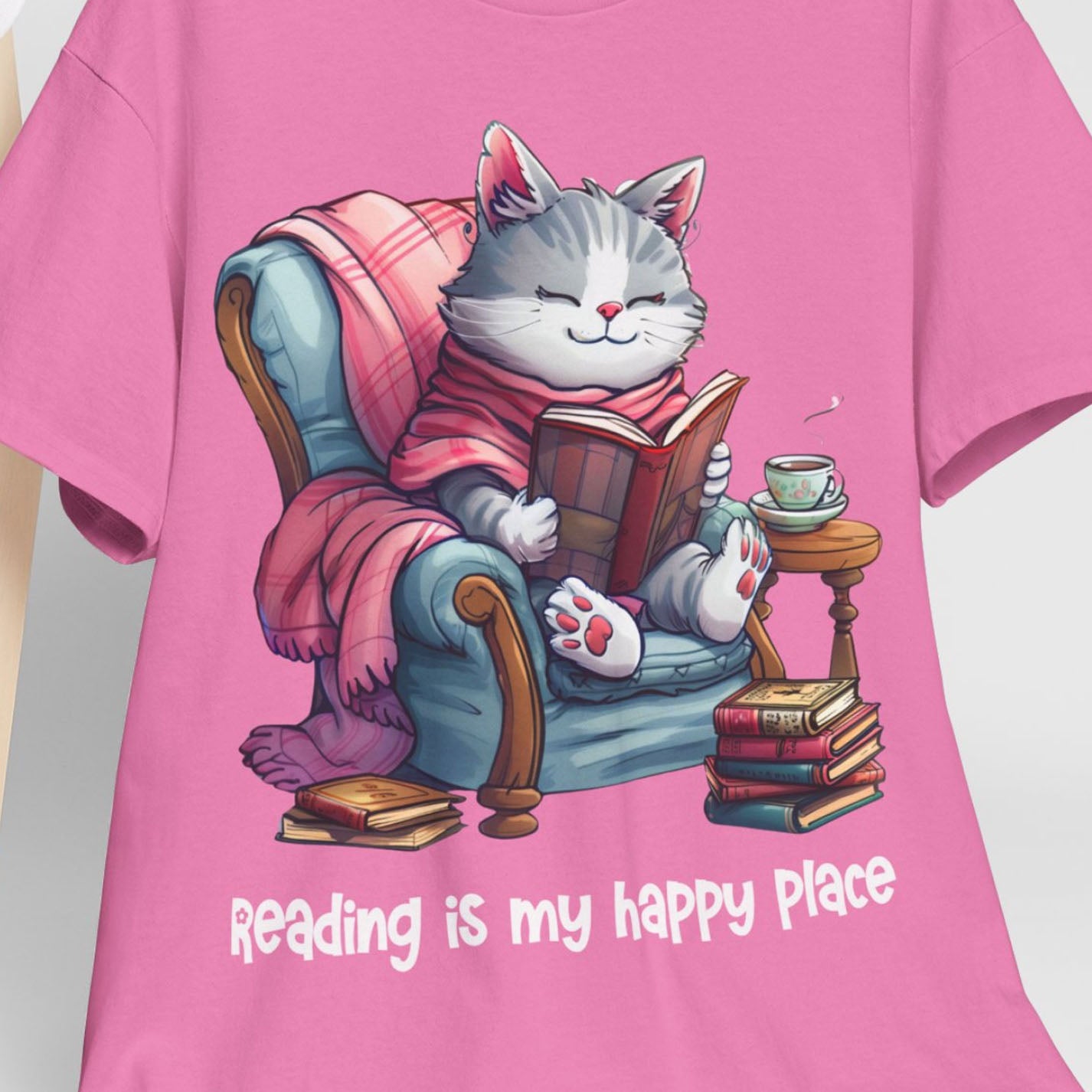 Cat Reader Tee