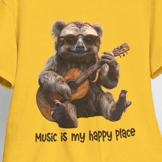 Sloth Musician Tee