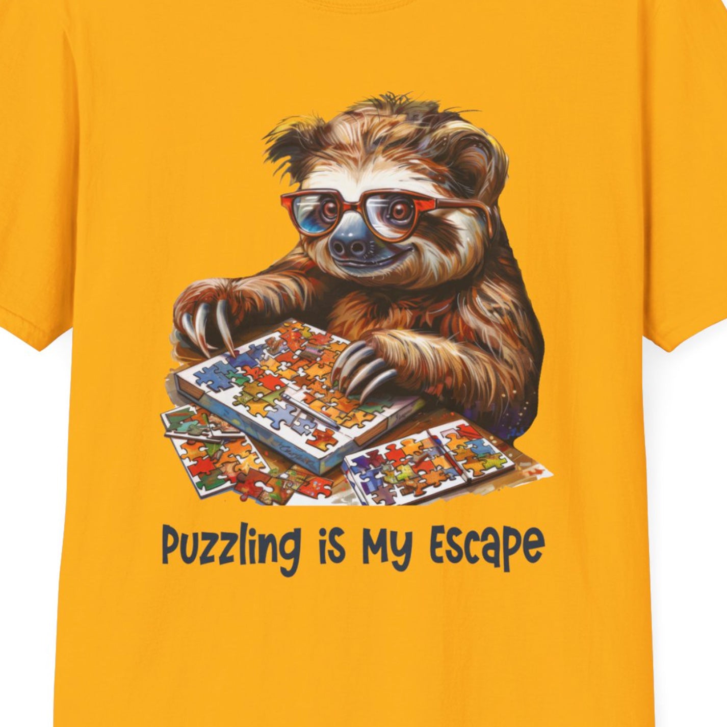 Sloth Puzzler Softstyle T-Shirt