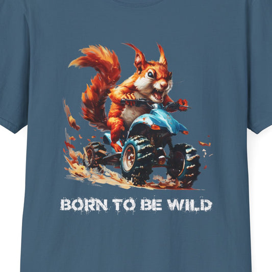 Squirrel Quad Rider Softstyle T-Shirt