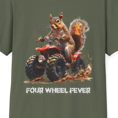 Squirrel Quad Rider Softstyle T-Shirt